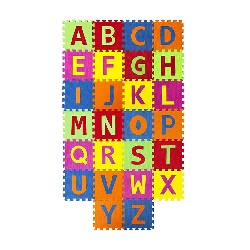EVA Tatame 30cmx30cm Alfabeto Sortido VMP 26 Peças