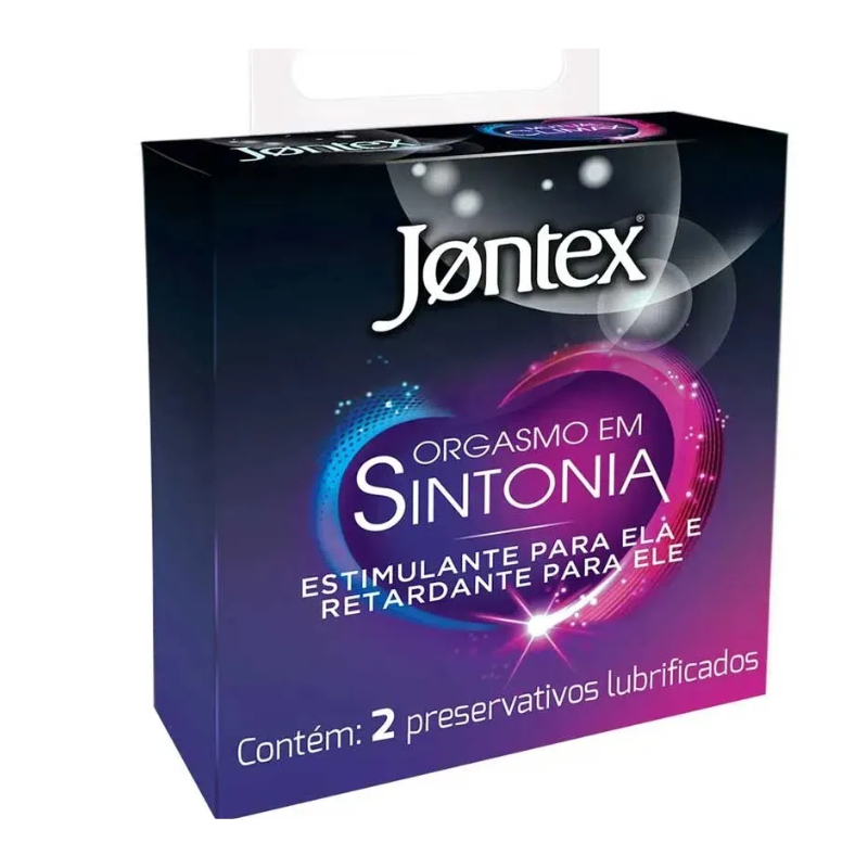 Preservativo Jontex Orgasmo em Sintonia 2un