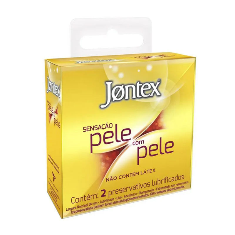 Preservativo Jontex Sensação Pele com Pele 2un
