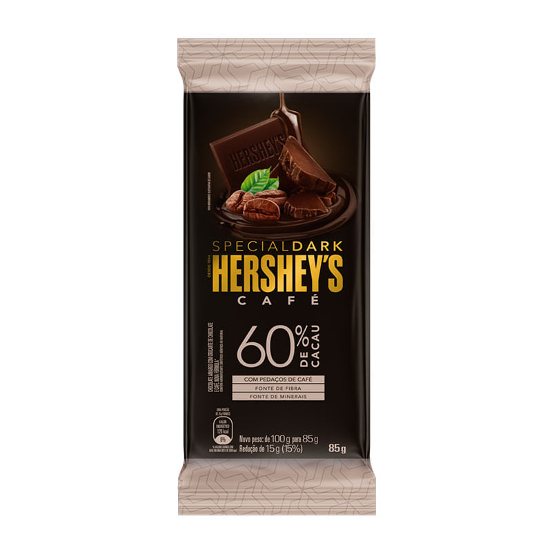 Barra Chocolate Hershey´s Special Dark Café Crocante 85g