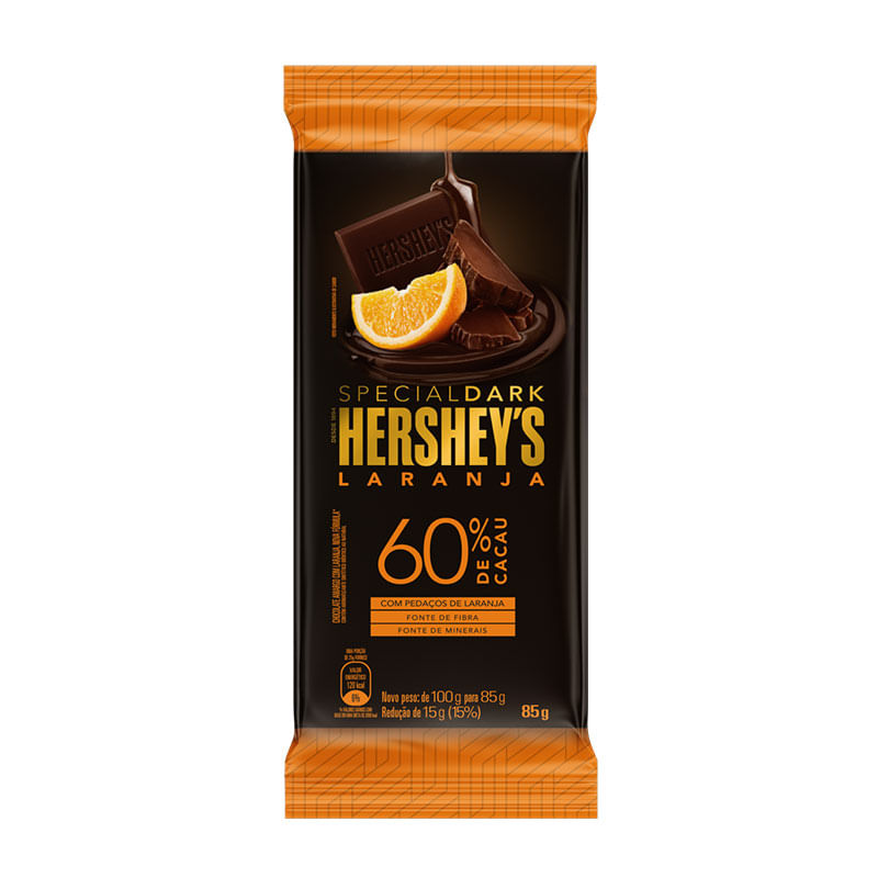 Barra Chocolate Hershey´s Special Dark Laranja 85g