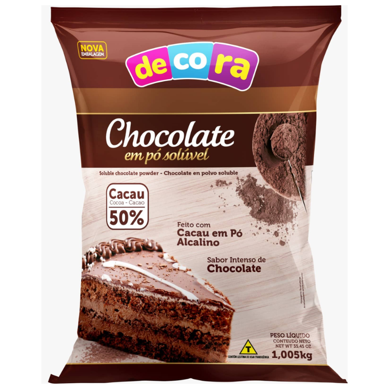 Chocolate Pó Cacau Foods 1,005kg 50% Cacau