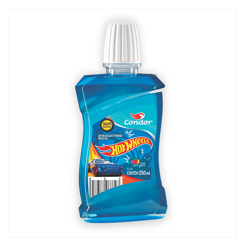 Enxague Condor Hot Wheels Tutti Frutti 4503 250ml