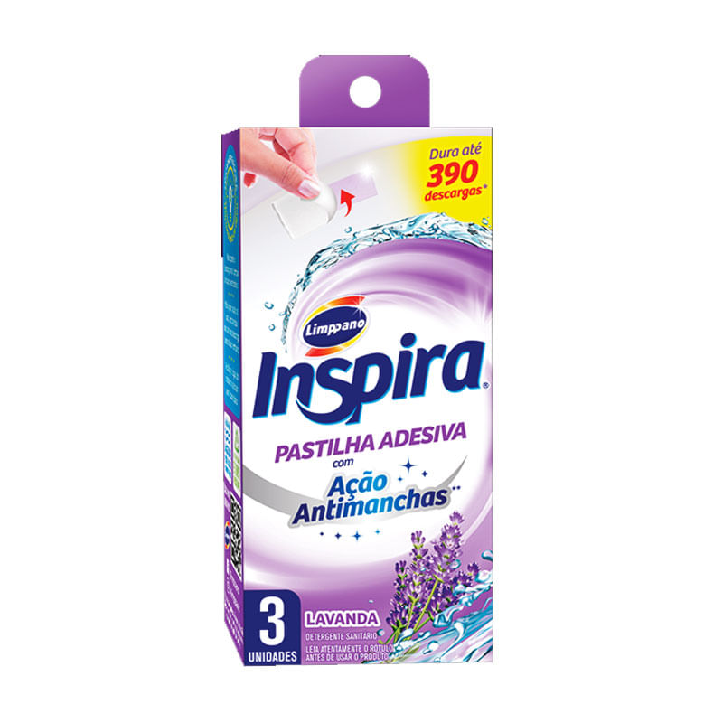 Pastilha Adesiva Limppano Lavanda 3un