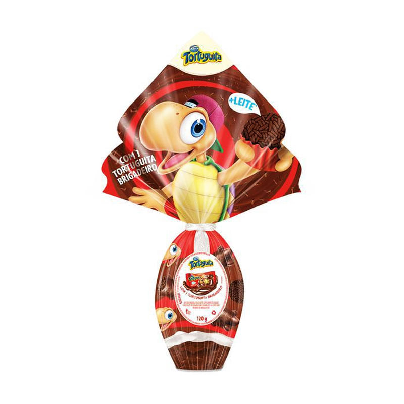Ovo de Páscoa Arcor Tortuguita Brigadeiro 120g