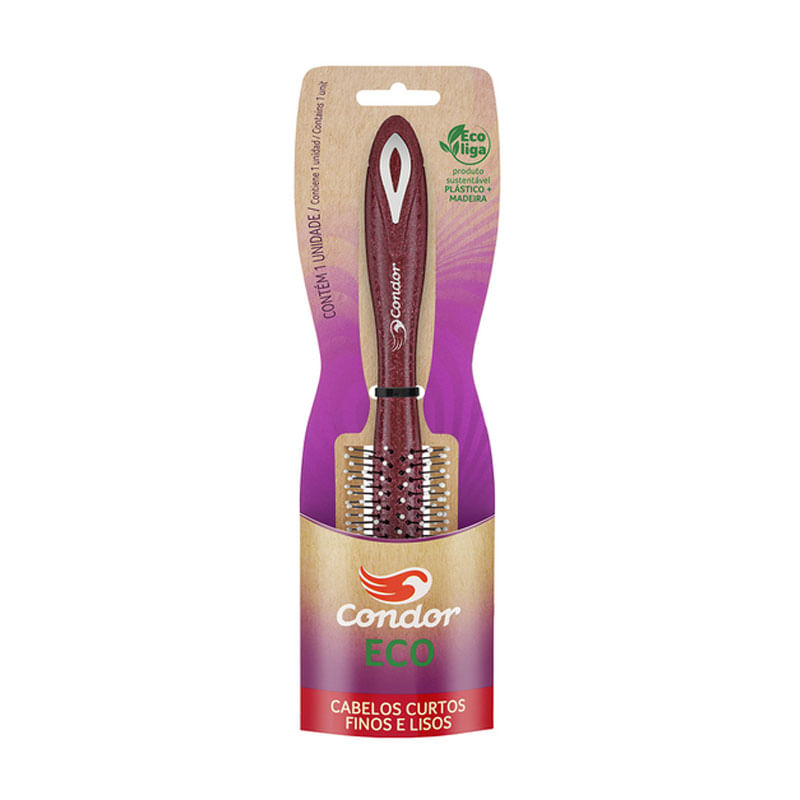 Escova Para Cabelo Condor Eco 6852