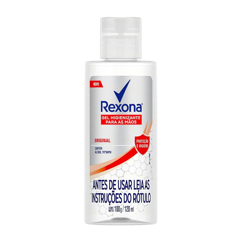 Gel Rexona Higienizador Para Mãos Original 120ml