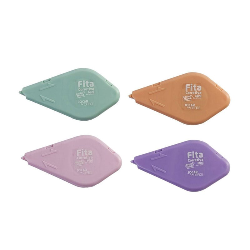 Fita Corretiva Mini Pastel Jocar Office 1 Unidade