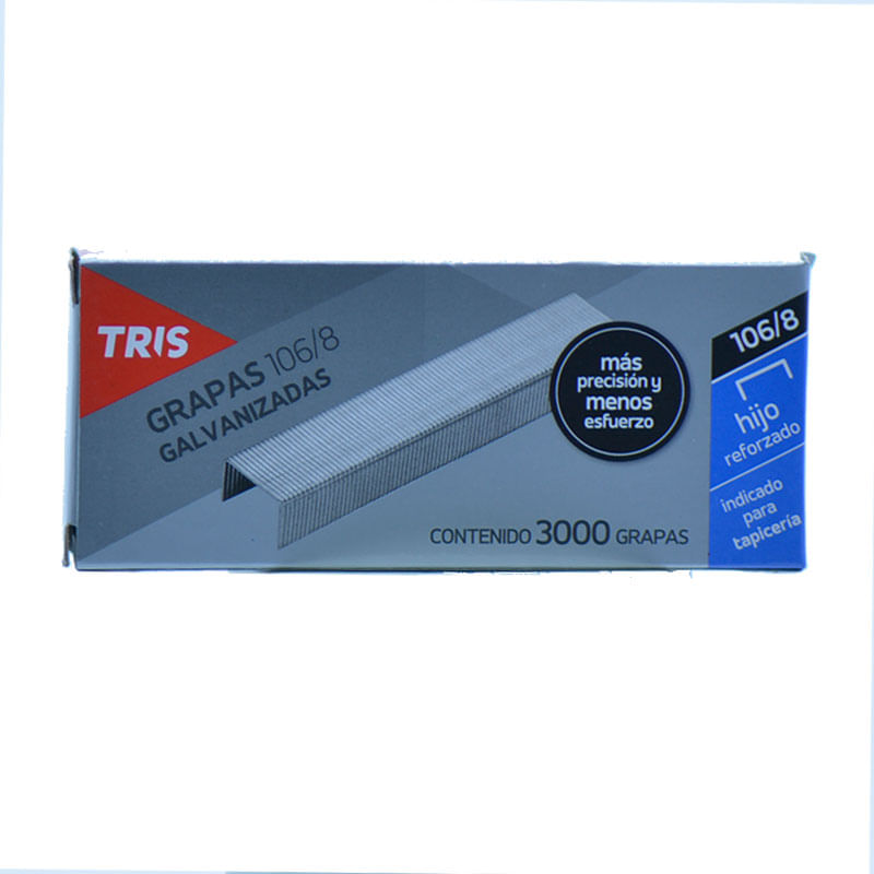 Grampo 106/8 Galvanizado Tris 3000un