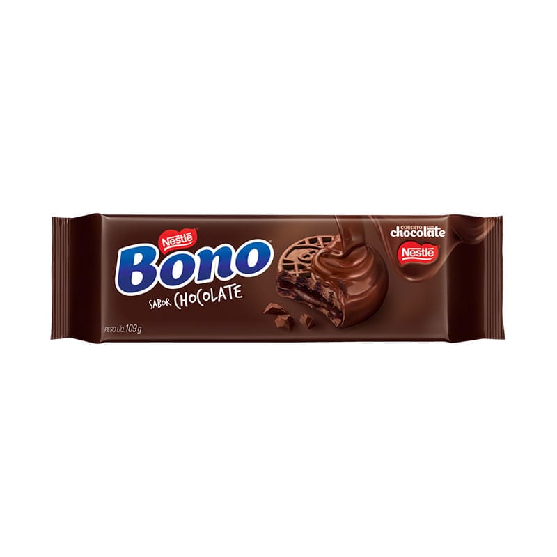 Biscoito Recheado Bono Coberto 109G