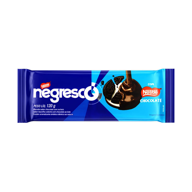 Biscoito Recheado Negresco Coberto 120G