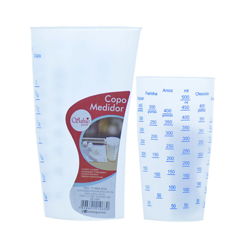 Copo Medida Solrac Masters 500ml