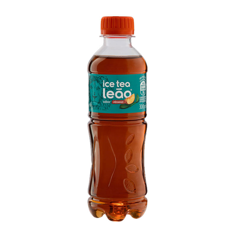 Chá Preto Ice Tea Pêssego Leão 300ml