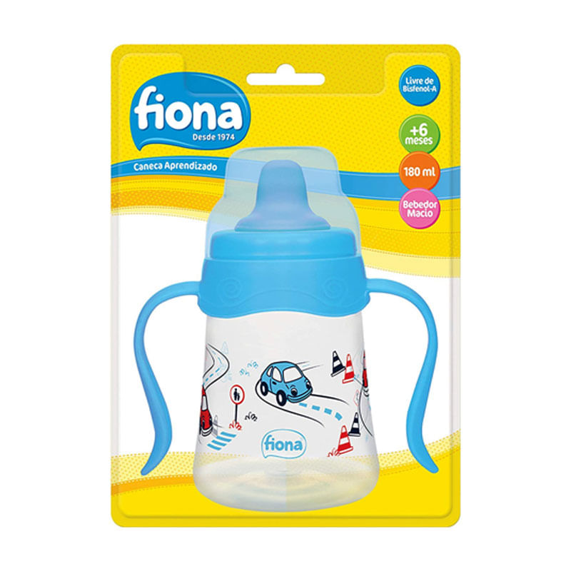 Caneca Aprendizado Fiona Azul 180ml