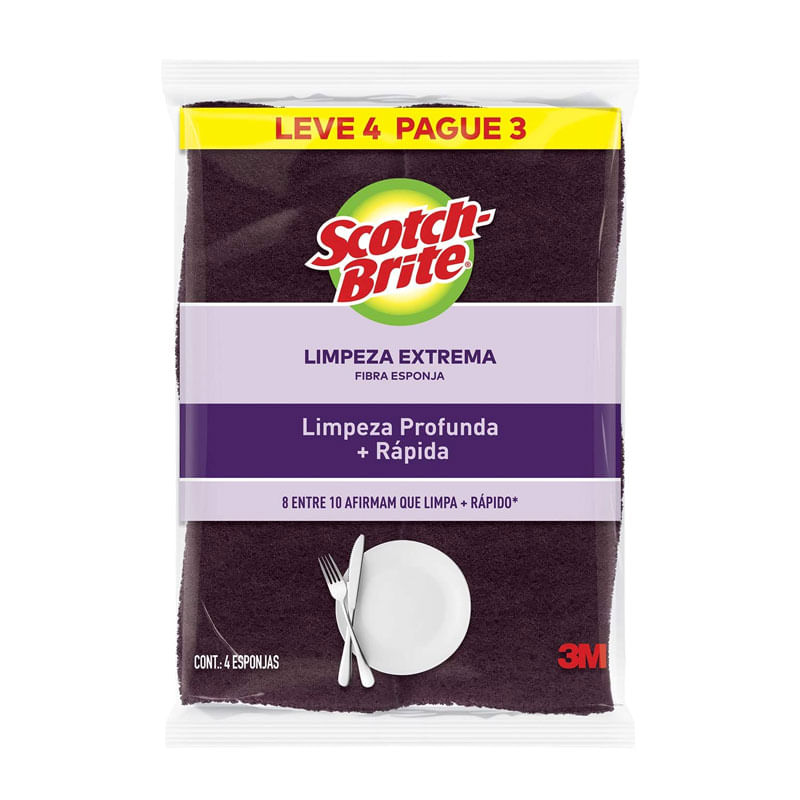 Esponja Scotch Brite Extrema Leva4 Pague3