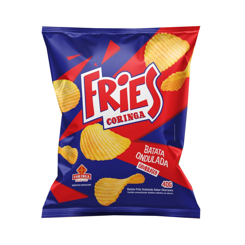 Batata Ondulada Coringa Churrasco 40g