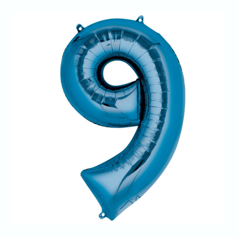 Balão Azul N 9 Super Shape 