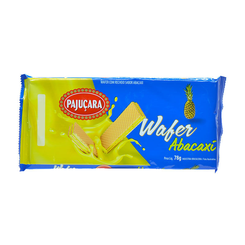 Biscoito Wafer Pajuçara Abacaxi 78g