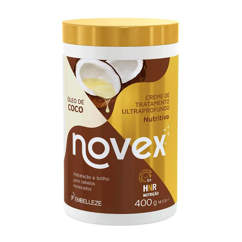 Creme de Tratamento Novex Óleo de Coco 400g 