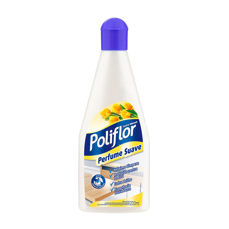 Lustra Móveis Poliflor Reckitt 200ml Poliflor Suave