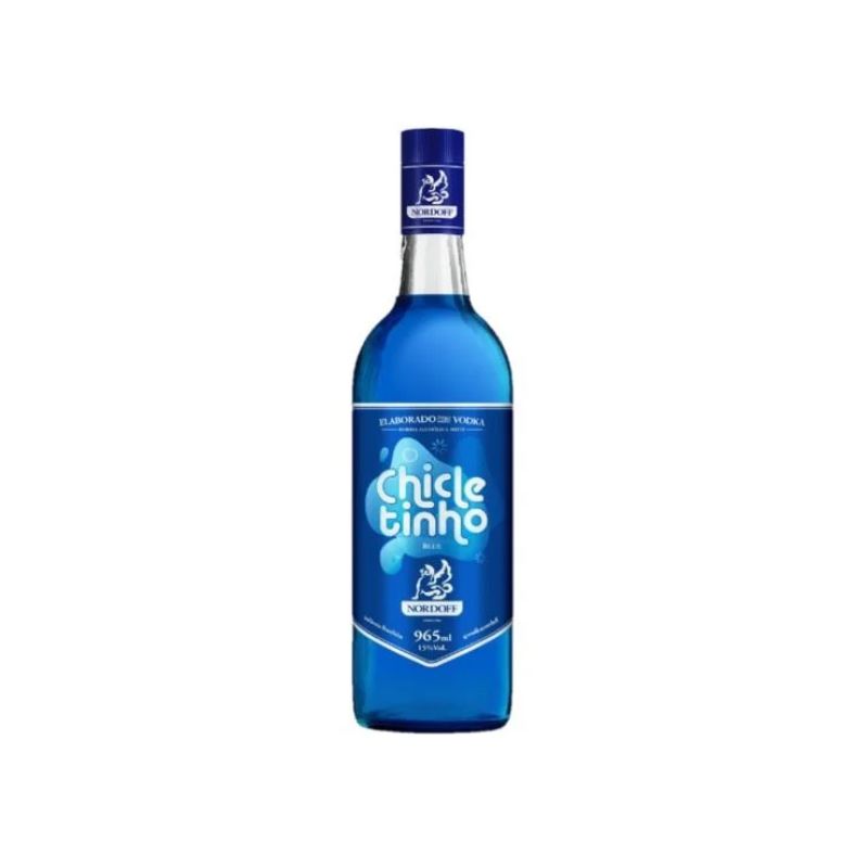 VODKA NORDOFF CHICLETINHO BLUE 965ML