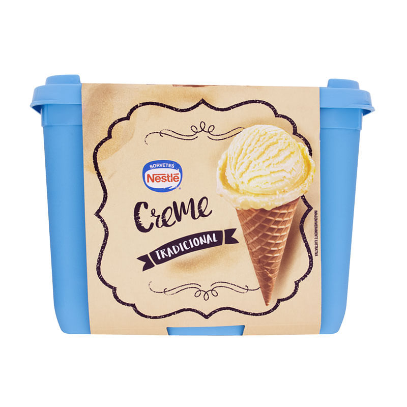 Sorvete Nestle Tradicional 1,5L Creme