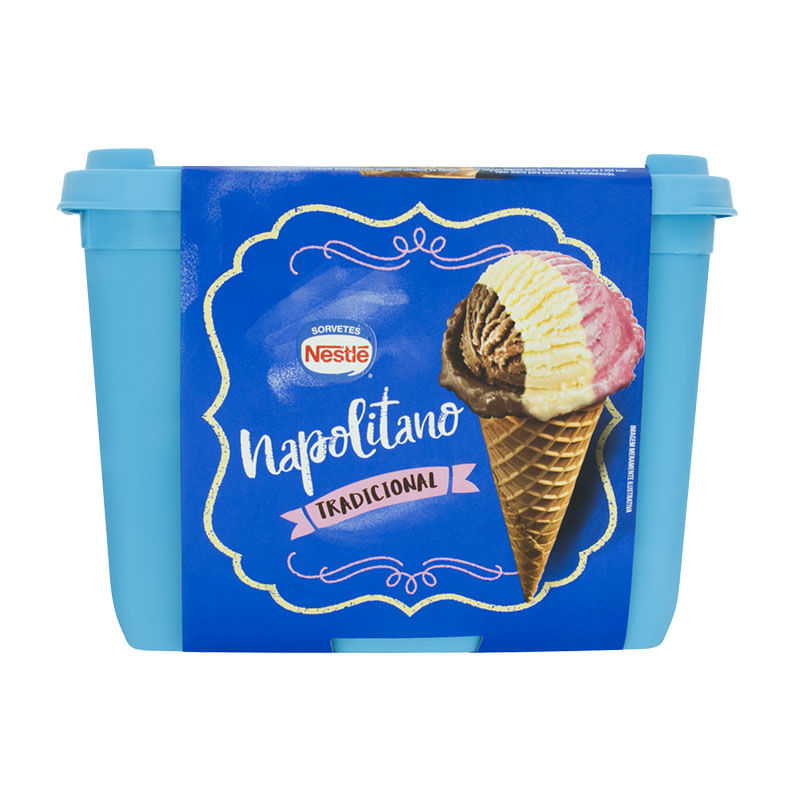 Sorvete Nestle Tradicional 1,5L Napolitano