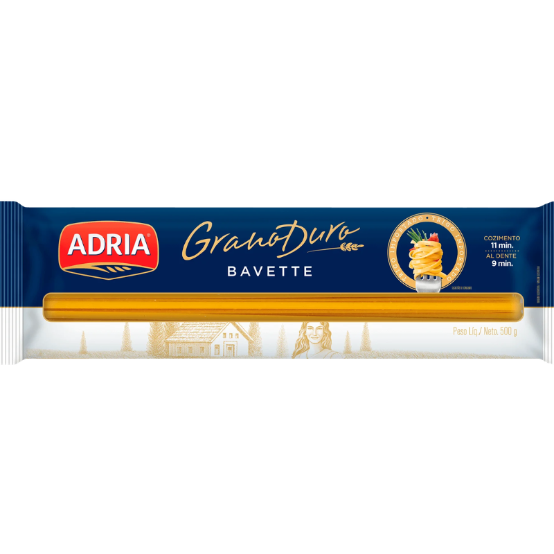 Macarrão Grano Duro Adria Bavette 500g