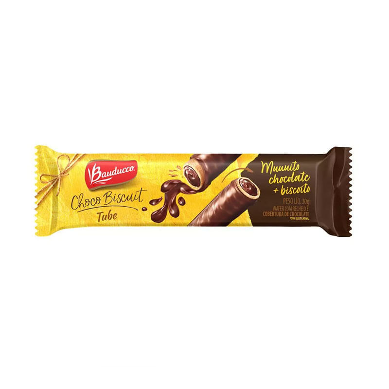 Choco Biscuit Bauducco 30g Tube