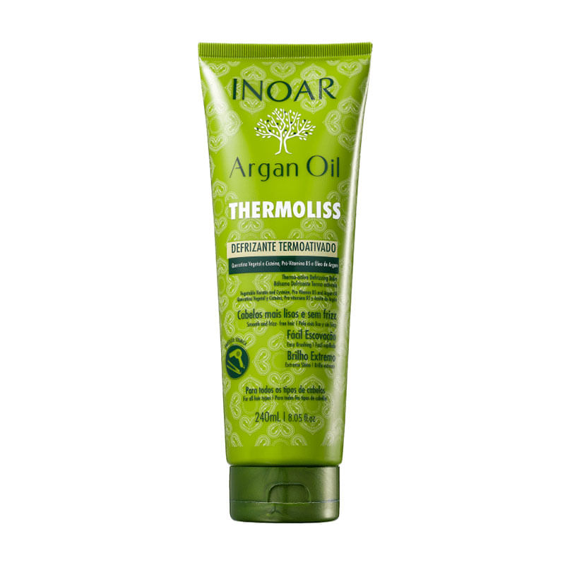 Defriz Termoativo Inoar Argan Oils 240ml