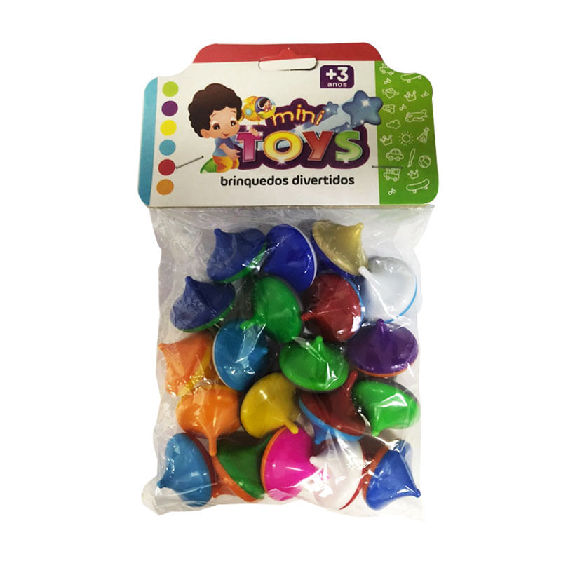 Pião Cristal Mini Toys 20un
