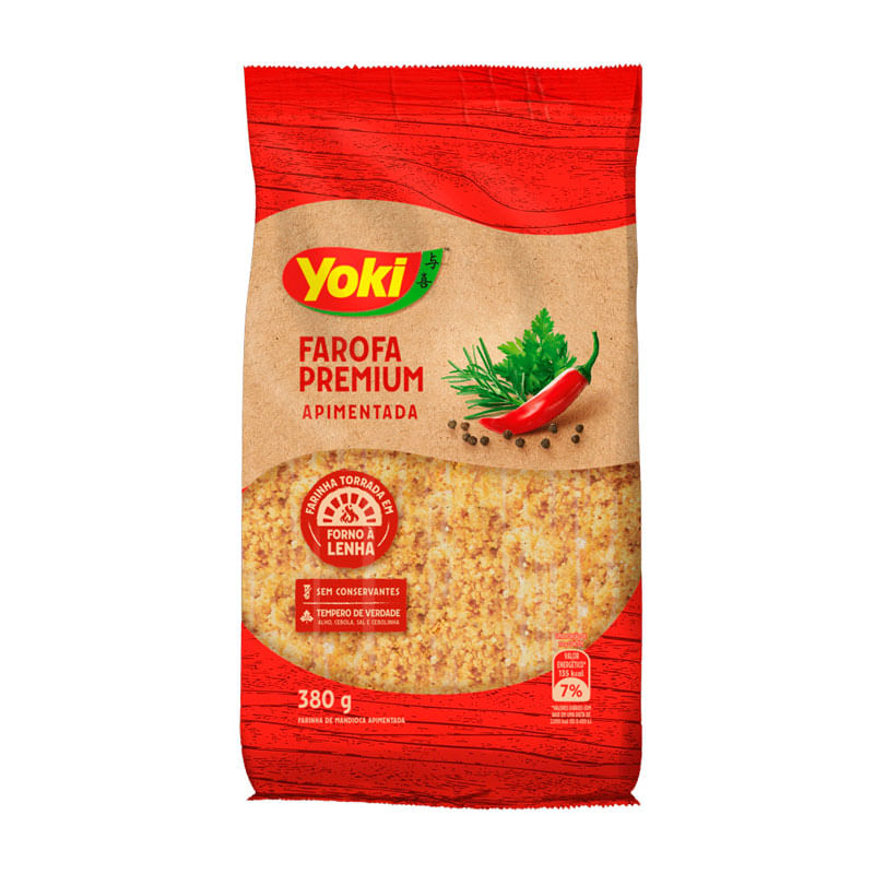 Farofa Yoki Apimentada Premium 380g