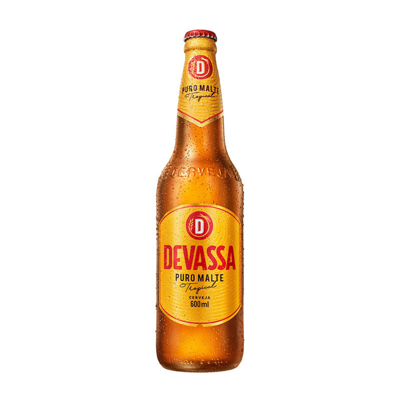 Cerveja Devassa Tropical Lager Garrafa 600ml