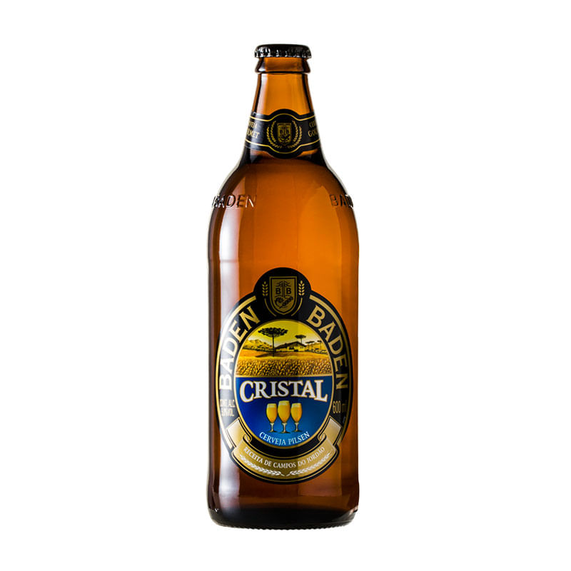 Cerveja Baden Pilsen Cristal Garrafa 600ml