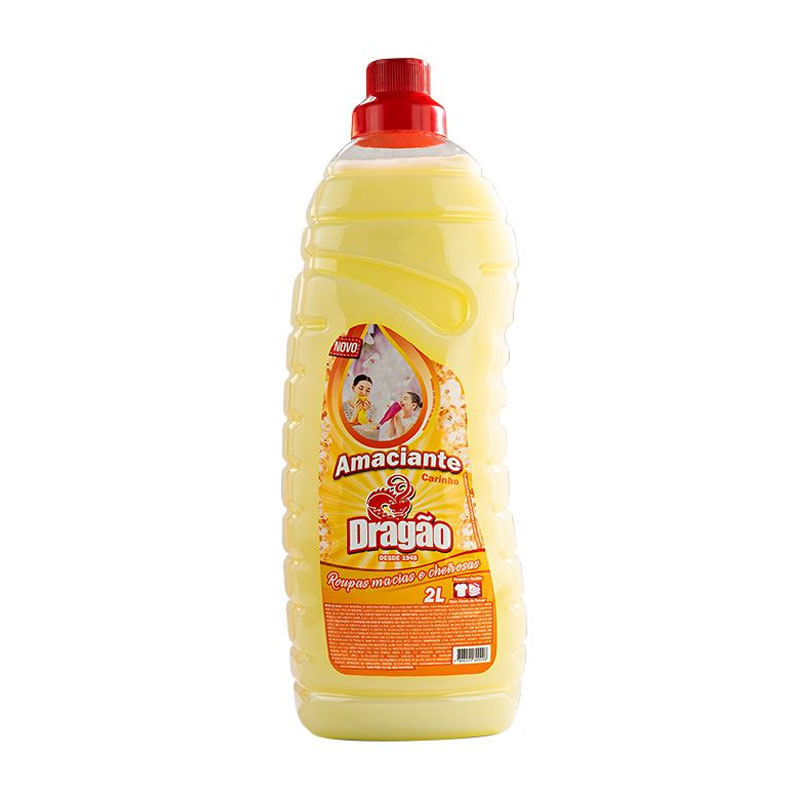 Amaciante Dragão Amarelo Carinhoso 2L
