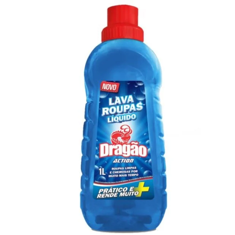 Lava Roupas Liquido Dragão Azul 1L