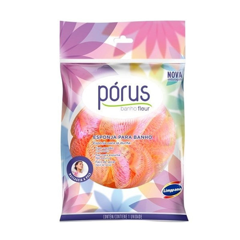 Esponja Limppano de Banhos Porus Fleur 1un