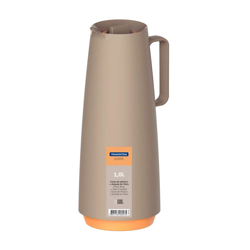 Bule Termico Tramontina Bege Exata 1L