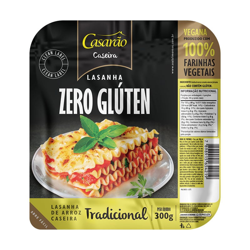 Massa Casarão Lasanha Tradicional 300g