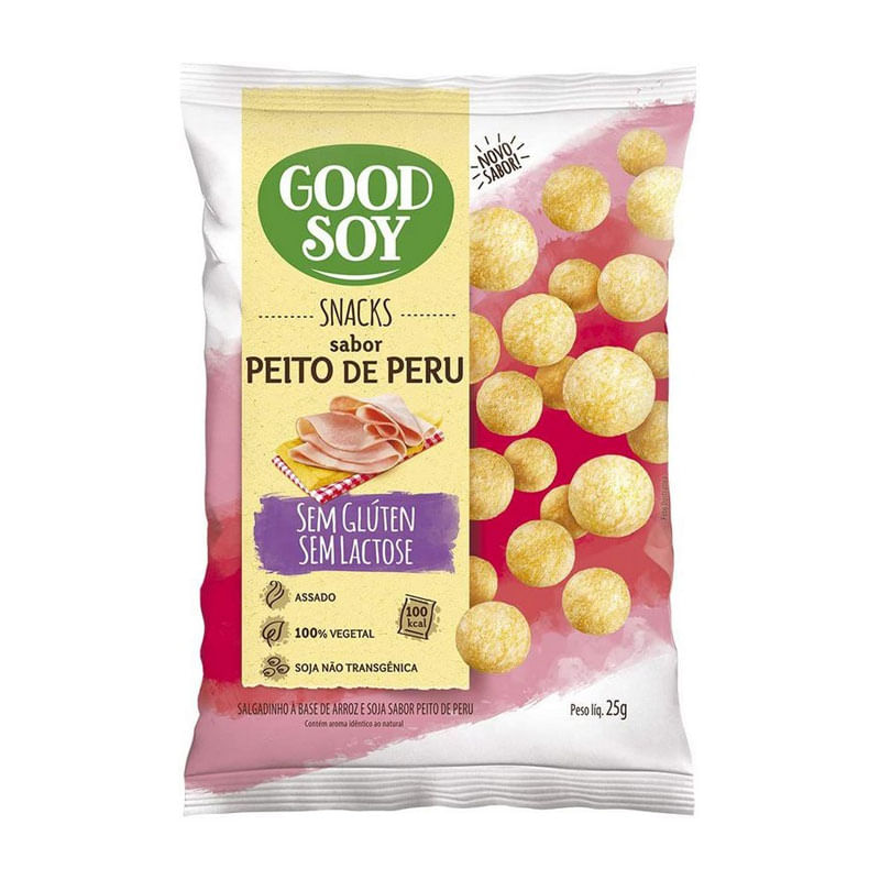 Snack de Soja Good Soy Peito de Peru 25g