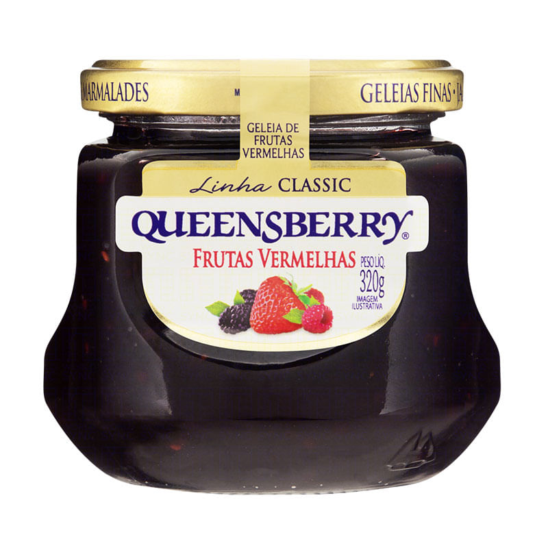 Geleia Classic Queensberry Frutas Vermelhas 320g