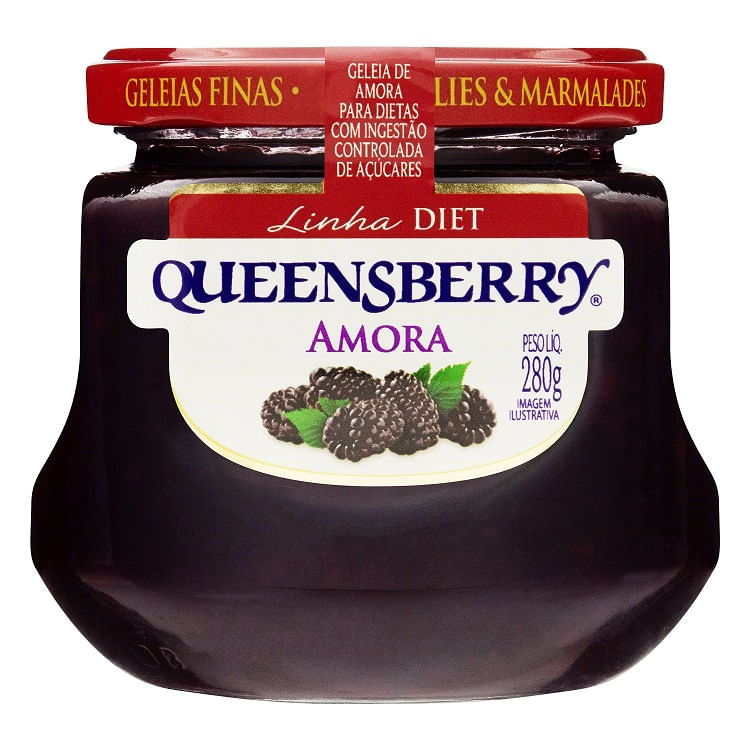Geleia Diet Classic Queensberry Amora 280g
