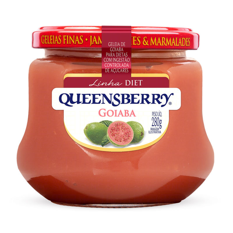 Geleia Diet Classic Queensberry Goiaba 280g