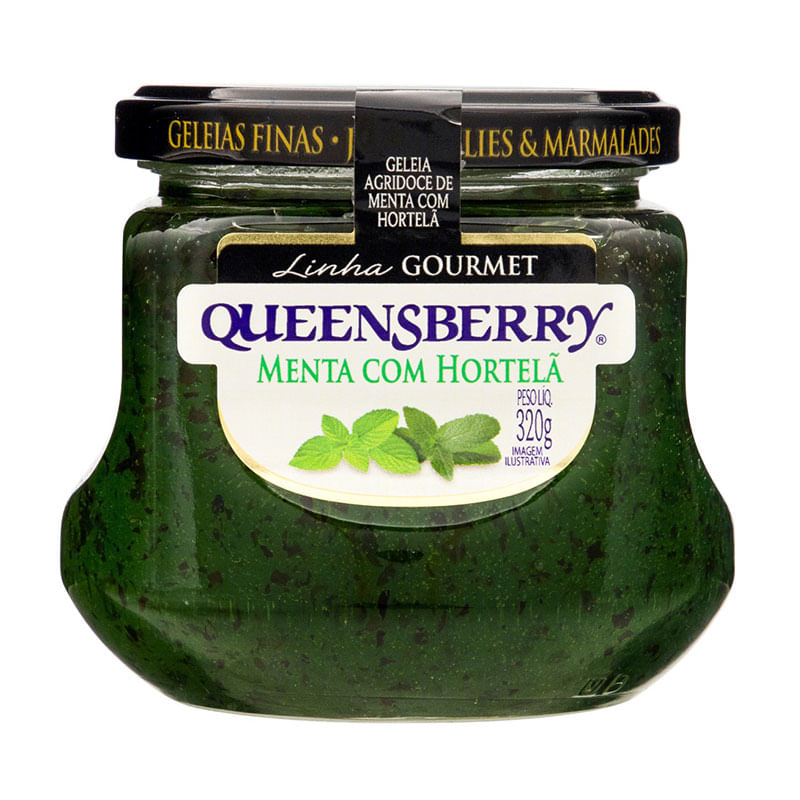 Geleia Gourmet Classic Queensberry Menta e Hortelã 320g