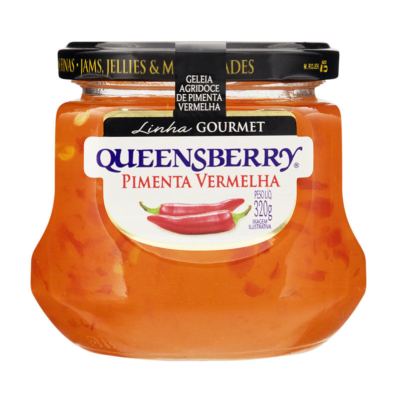 Geleia Gourmet Classic Queensberry Pimenta Vermelha 320g