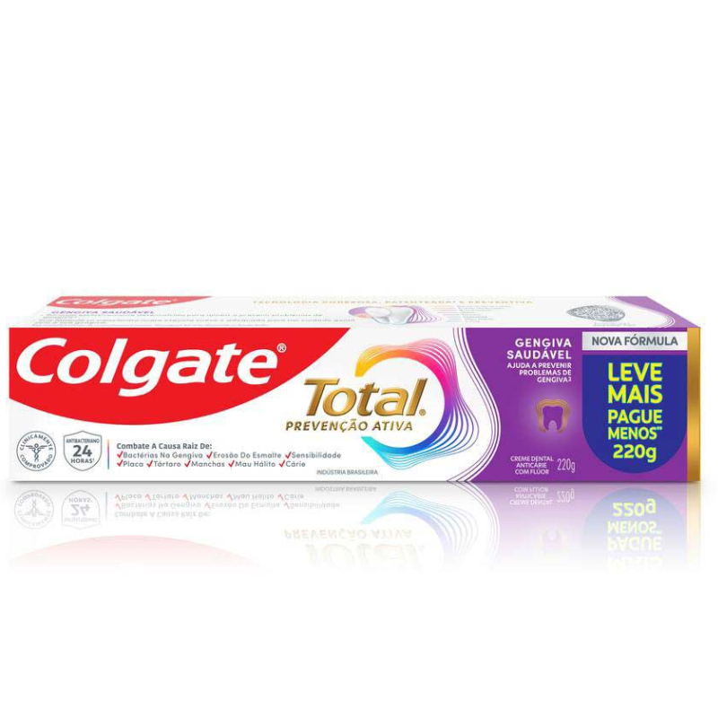 Creme Dental Colgate Total 12 Gengiva Rerforçada 220g
