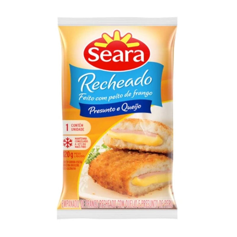 Empanado de Frango Seara Presunto e Queijo 120g