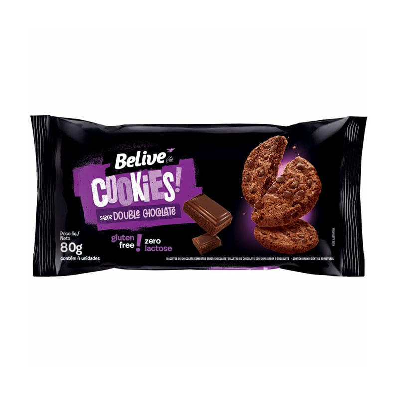 Cookies Belive Double Chocolate 80g