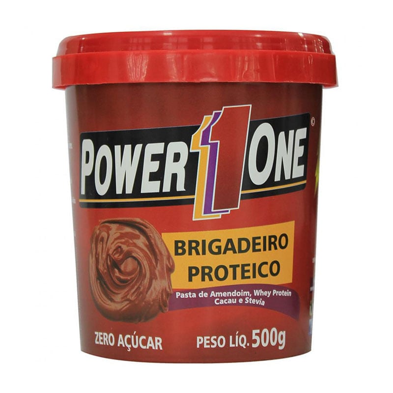 Pasta de Amendoin Power1One Brigadeiro Proteico 500g