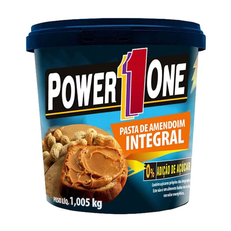 Pasta de Amendoin Power1One Tradicional 1,005kg